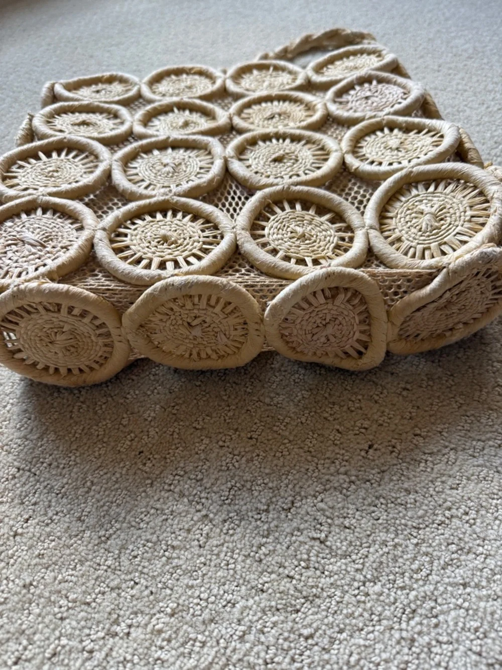 Madewell Natural Woven Circle Tote - Picture 2 of 6